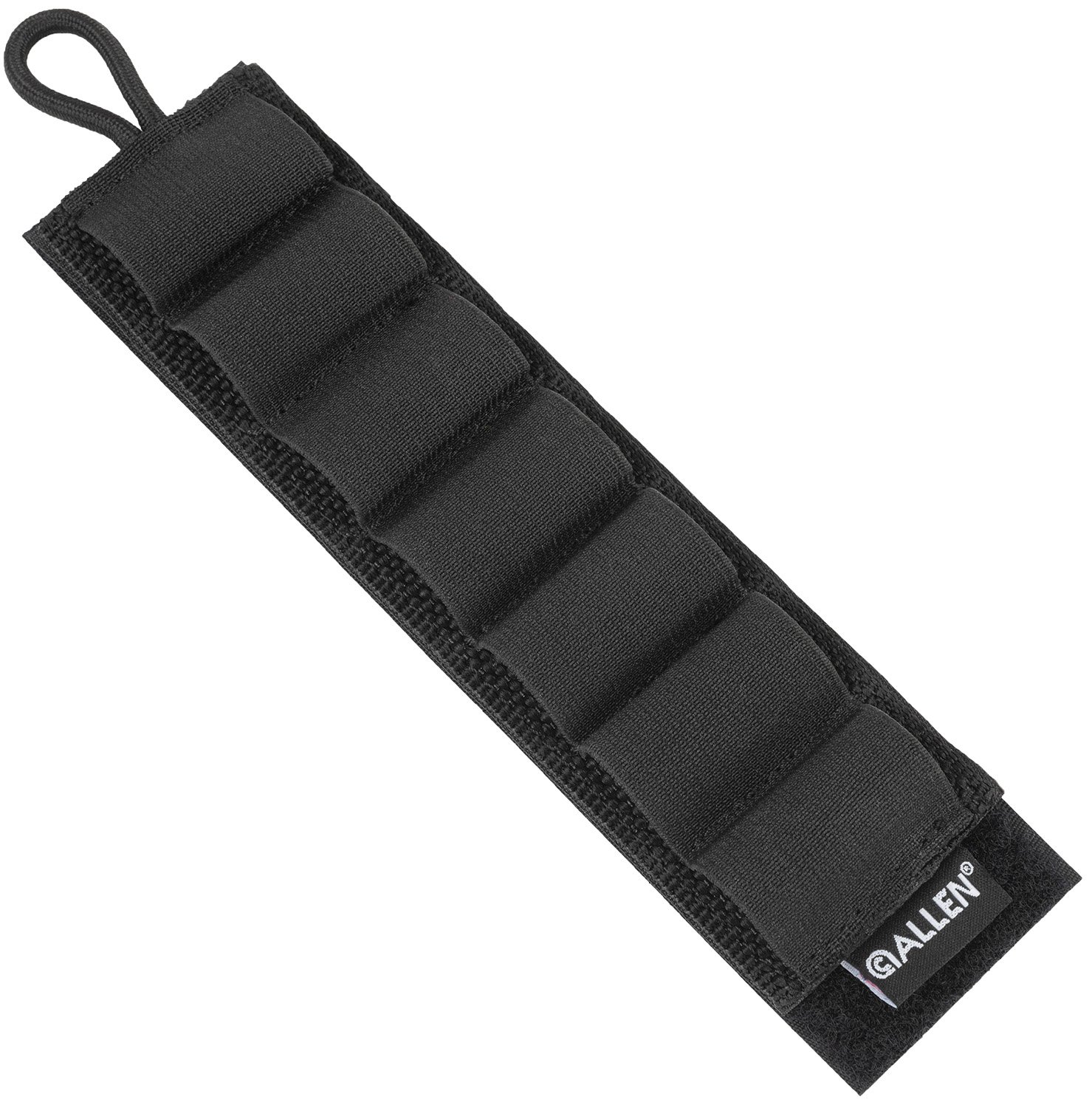 Allen 18421 Ammo Card Black Endura 12 Gauge 7rd Velcro Mount - Allen Company - BLACK