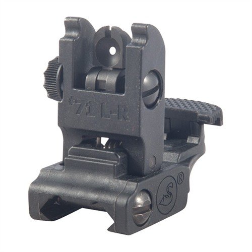 ARMS 71L Flip Up Adjustable Low Profile Rear Sight AR15 Black