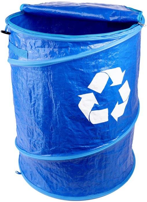 Coghlan's 1715 Pop-Up Recycle Bin 29.5 gal Foldable with Zipper Lid