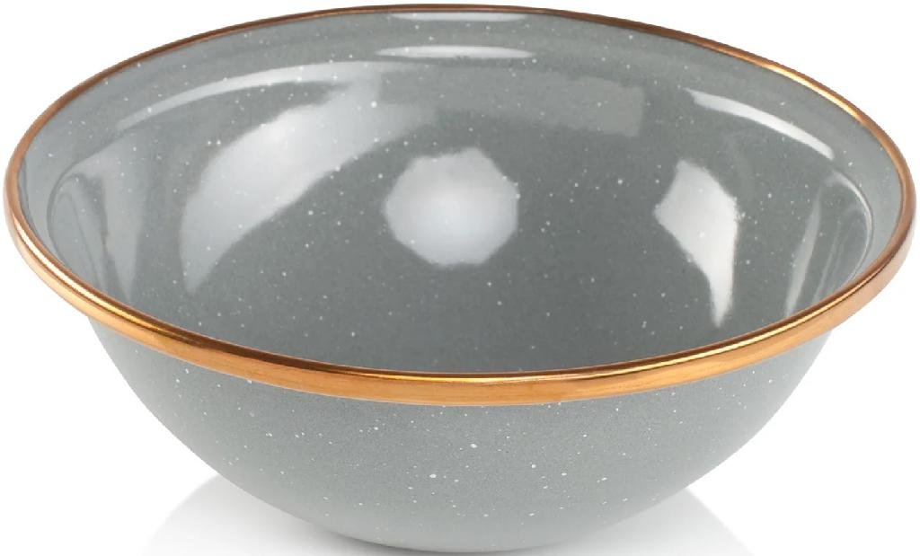 GSI 01914 Mesa Enamelware 6in Mixing Bowl Kiln-Hardened Enamel