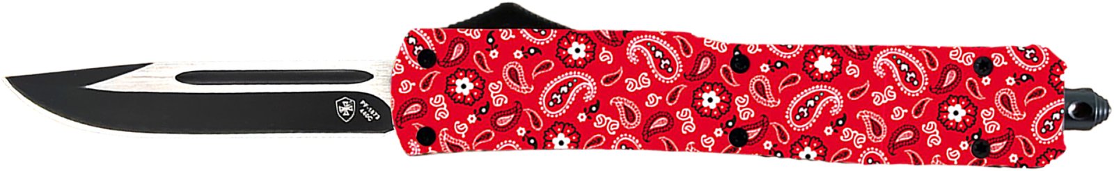 Templar TPL SLIM BANDANA RED DROP PNT - Templar Knife