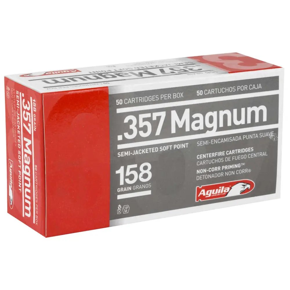 Aguila 1E572823 .357 Magnum 158 Grain Semi-Jacketed Soft Point 50 Rounds