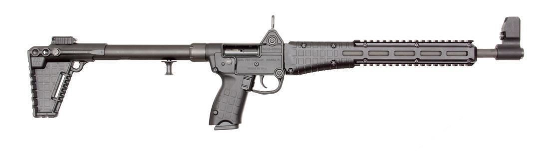 Kel-Tec SUB2K9MPBBLK 9mm 16" Semi-Auto Rifle, Blue/Black, 10-Rd Mag - Kel-Tec