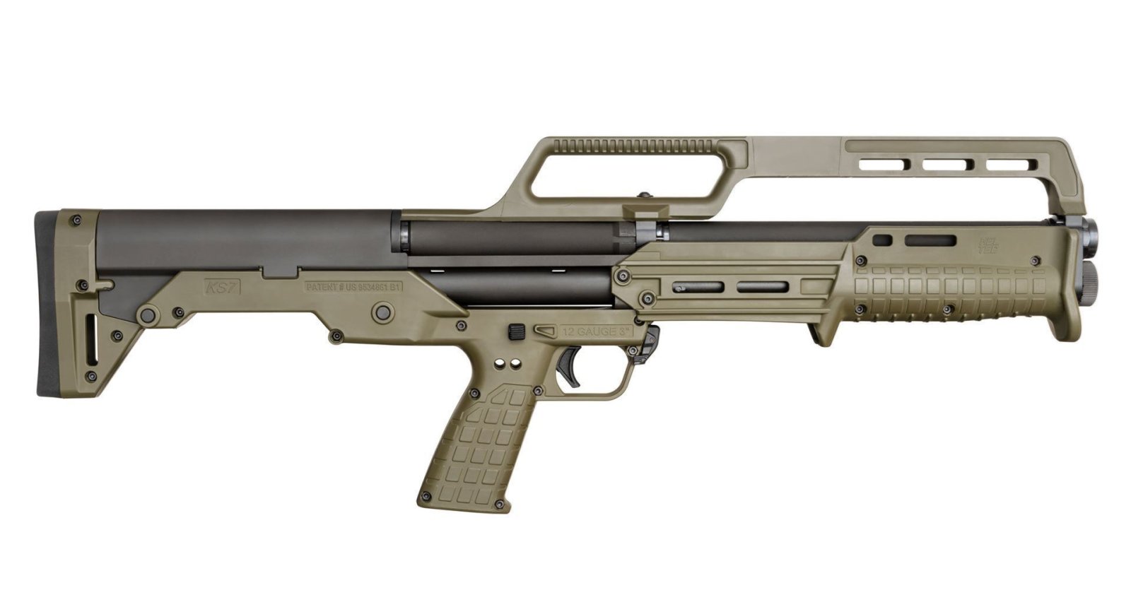 Kel-Tec KS7GRN 12 Gauge Pump Action 18.5 in Barrel 6 Round Capacity - Kel-Tec - 12 Gauge