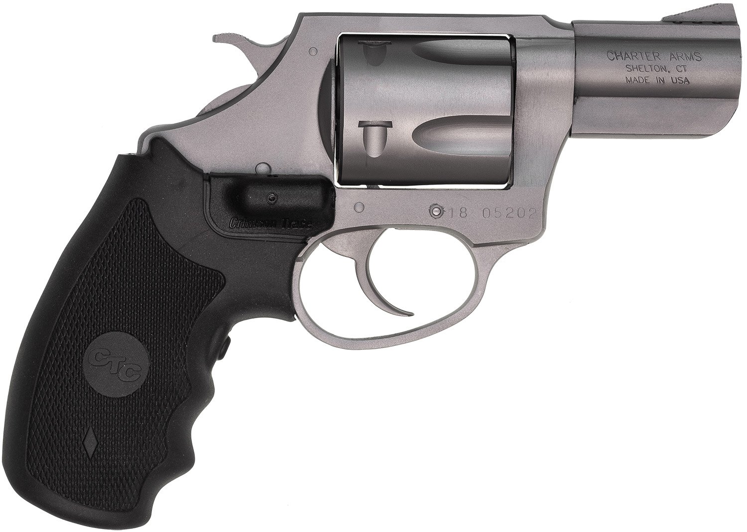Charter Arms 73524 Mag Pug Large 357 Mag 5 Shot 2.20" Matte Stainless - CHARTER ARMS - 357 Magnum | 38 Special