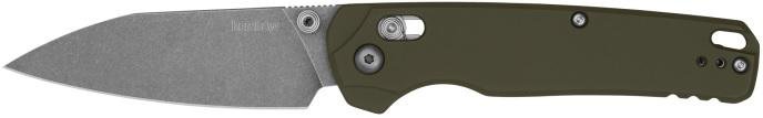 KERSHAW BEL AIR XL KNIFE PLAIN EDGE MANUAL OPEN-OLIVE (USA) *BOX* (NEW 2026)