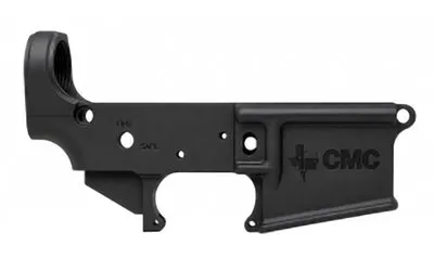 CMC Triggers Stripped Lower Receiver Multi Cal Anodized Finish Black - CMC Triggers - Multi