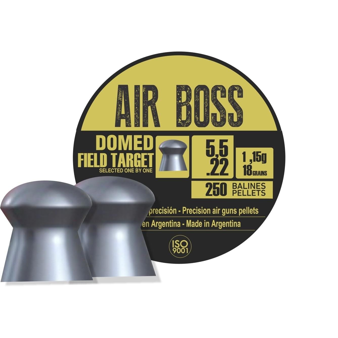 Hatsan Apolo Air Boss Domed Field Target Air Rifle Pellets .22 Cal 18 gr 250/ct - Hatsan - .22