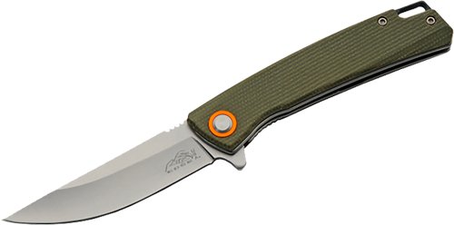 Buy SZCO Micarta D2 Folder Knife 4 in. Moss Green online