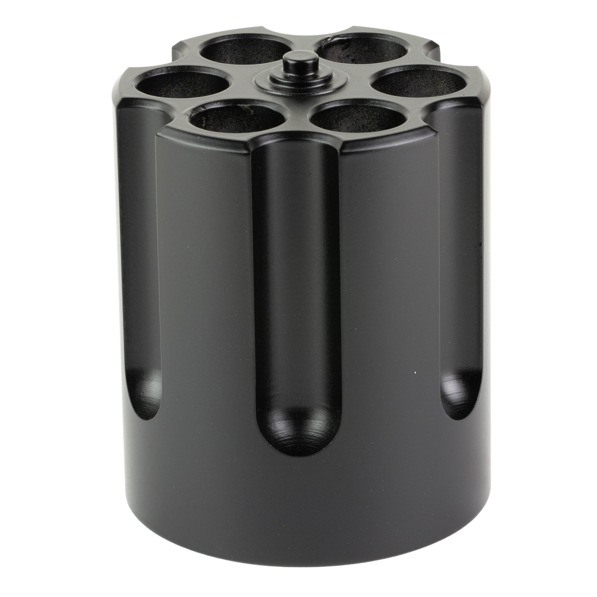Caliber Gourmet CBG1007BK Black Aluminum Revolver Cylinder Pen Holder