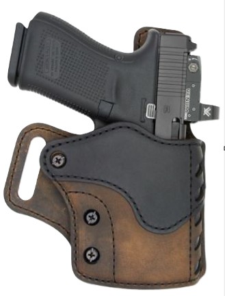 Versacarry SBR2201-450 Sabre Holster OWB Brown/Black Size 1 4.5" - Versacarry