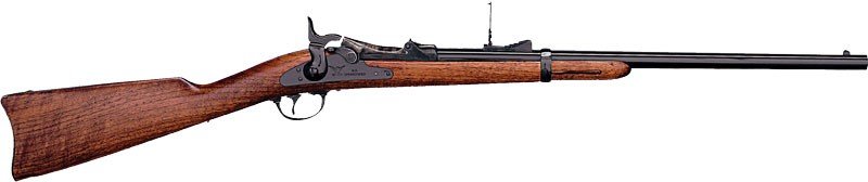 Cimarron SH902 Trapdoor Cavalry Carbine 45-70 22" Blued Hardwood - Cimarron - .45-70 GOVERNMENT