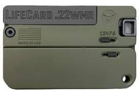 Trailblazer Lifecard Bazooka Green .22WMR 2.5" Barrel 1-Round Pistol