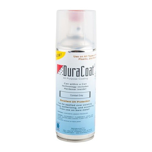 LAUER CUSTOM WEAPONRY 12 OZ. COMBAT GRAY DURACOAT AEROSOL - Lauer Custom Weaponry