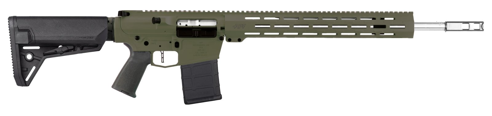 Alex Pro RI345OD 243WIN 18in ODG MLOK Tactical Rifle - Alex Pro - .243 Win