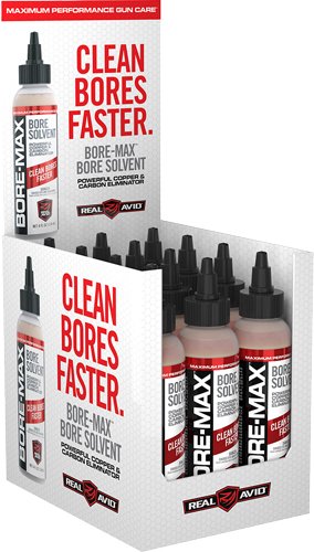 REAL AVID BORE-MAX SOLVENT 4 OZ. BOTTLE 12PC.
