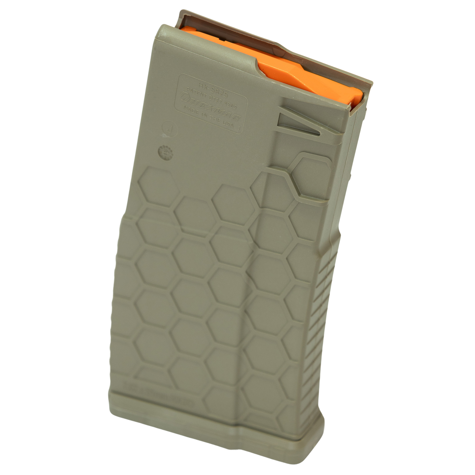 Hexmag HX20SR2551FD SR-25 Flat Dark Earth Detachable 20rd 308 Win...