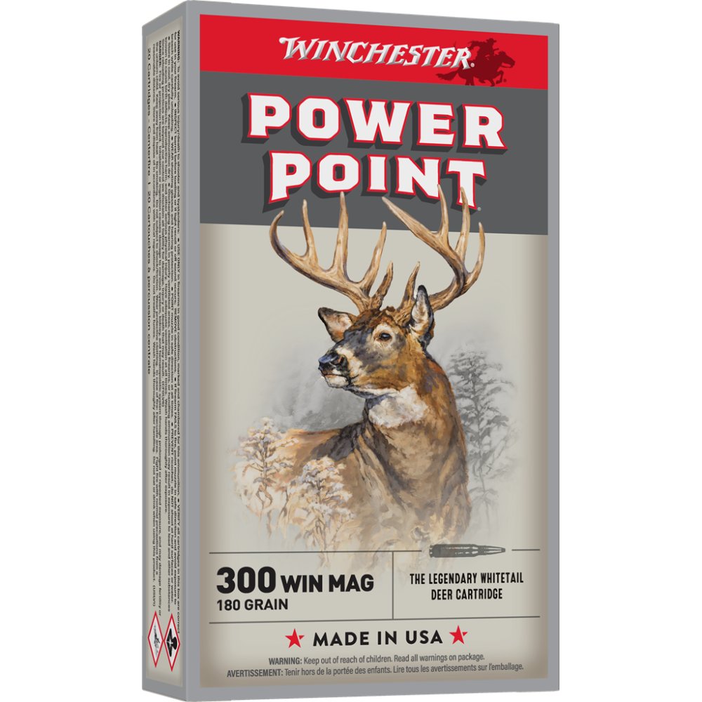 Winchester Ammo X30WM2 Super-X 300 Win Mag 180 GR Power-Point (PP) 20... - Winchester - POWER POINT