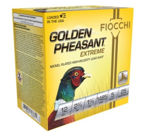 Fiocchi Golden Pheasant Shotgun Loads 12 ga. 2.75 in. 1 3-8 oz. 5 Shot 2... - Fiocchi - 12 Gauge