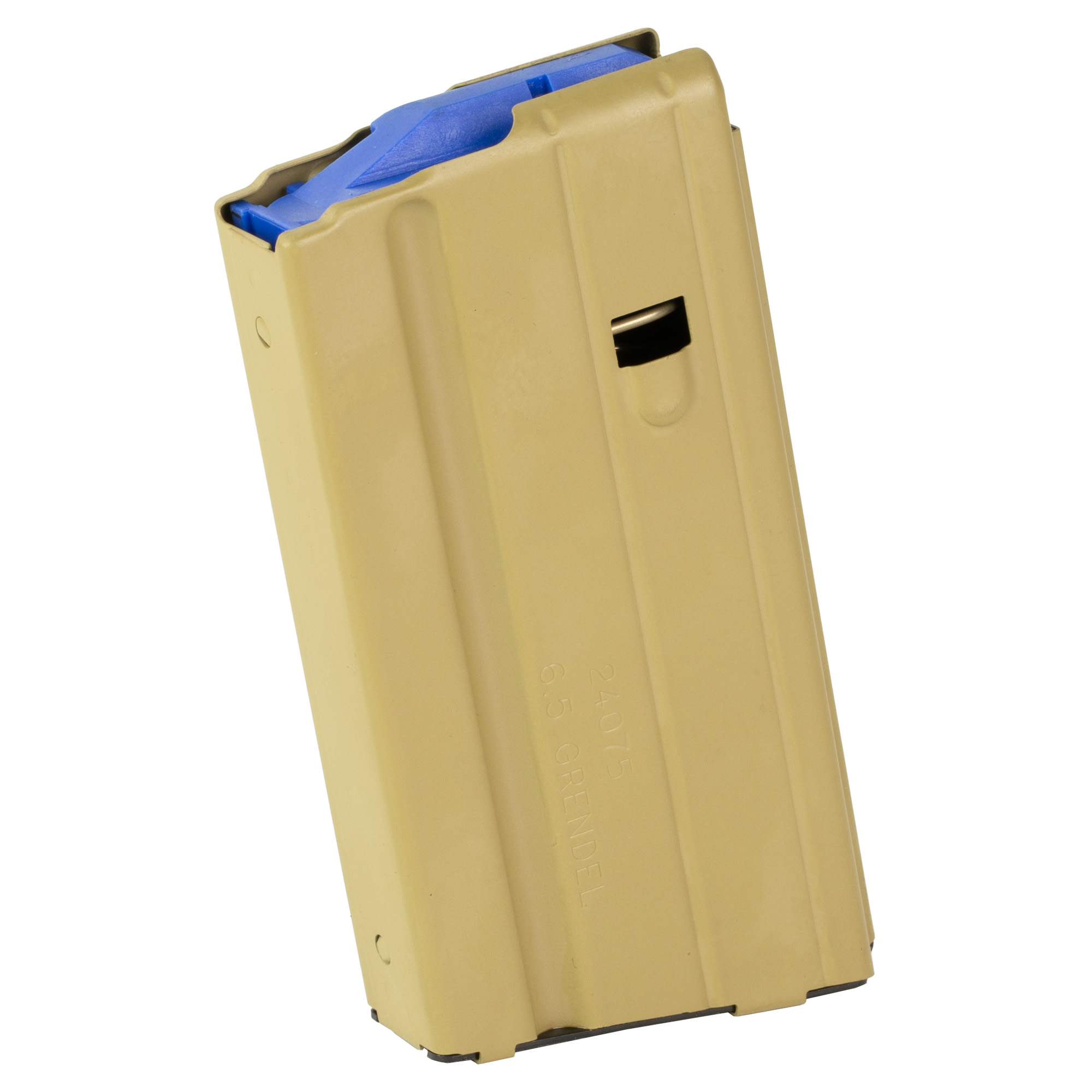 DuraMag 1565049176CPD SS 15rd 6.5 Grendel/6mm ARC Magazine FDE