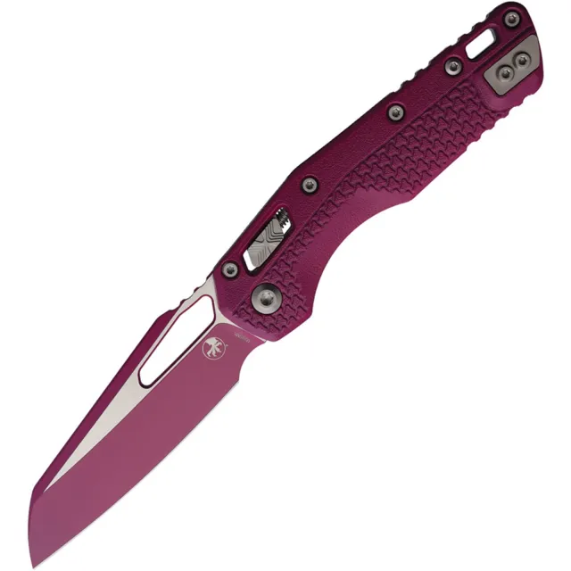 Microtech MSI 210T-1PMCSR 3.88 In Wharncliffe Sangria Cerakote