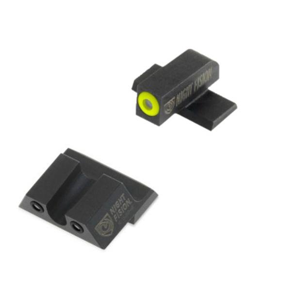 Night Fision SPR-226-007-YGZG Night Sights Set for Springfield XD - Night Fision