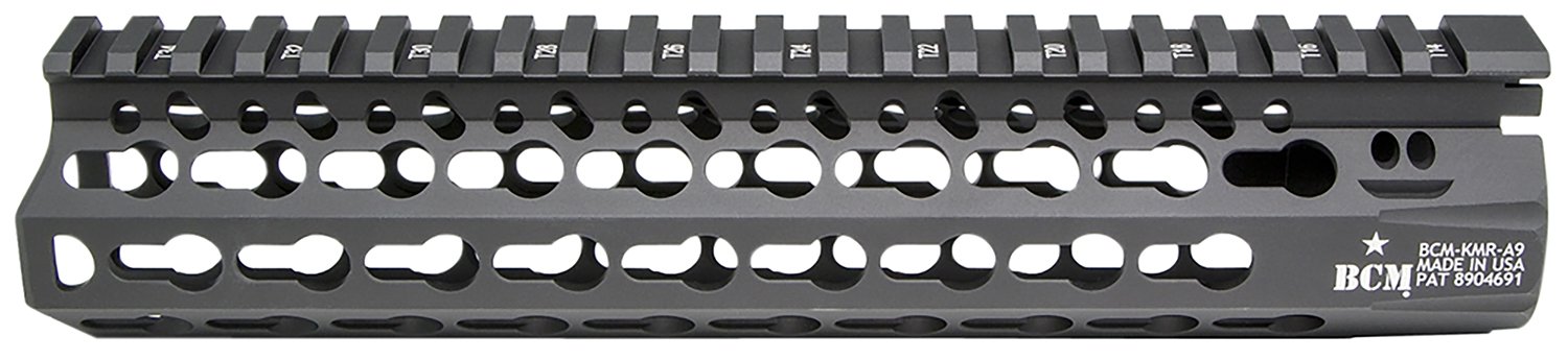 Bravo BCM-KMRA9556BK 9" Keymod Aluminum Handguard Black Anodized AR-15