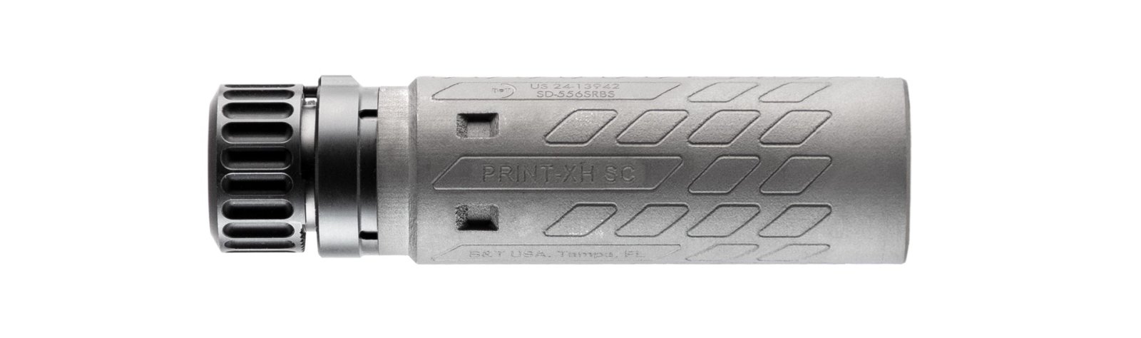 B&T SD-556SRBS-SC-TI 5.56 Titanium Gray Anodized Firearm Accessory - B&T USA - 5.56 x 45mm