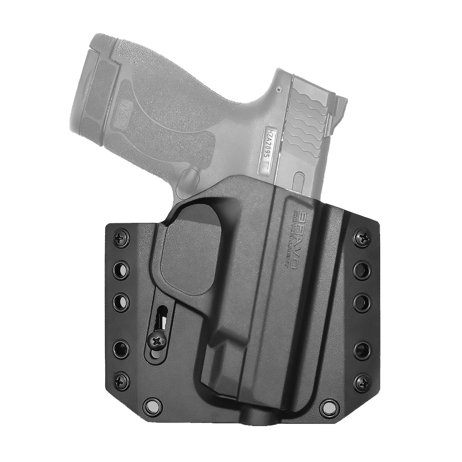 Bravo Concealment BC10-1012 OWB Holster, S&W M&P Shield 9/40, Black - Bravo Company Manufacturing