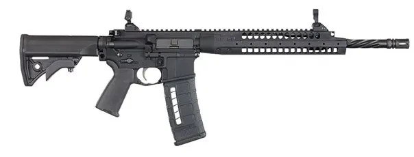 LWRCI SIX8A5RB16 6.8mm SPC 16" Black Semi-Auto Rifle Spiral Fluted - LWRC International - 6.8 SPC II