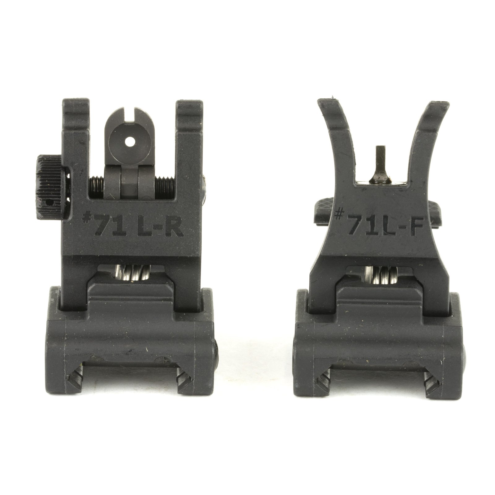 ARMS 71LF Folding Front and Rear Sight Set Polymer Picatinny