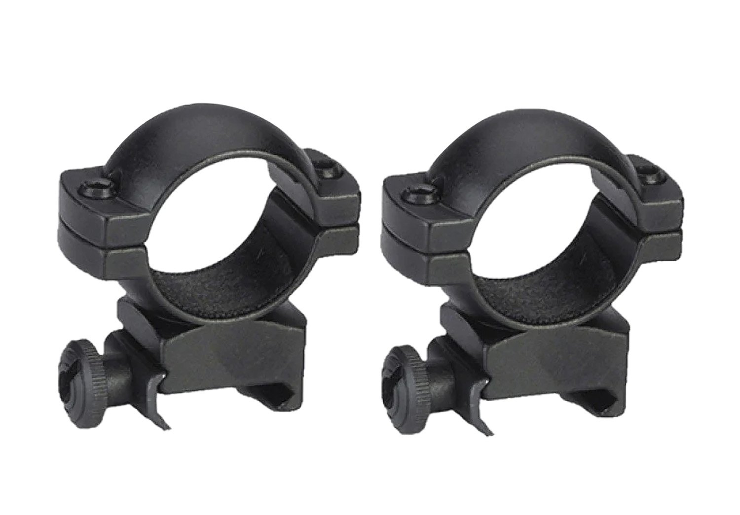 Traditions A793DS Scope Ring Set Weaver High 1" Tube Matte Black Aluminum