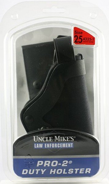 Uncle Mikes Pro-2 Dual Retention Holster for Glock 20 21 29 30 36 S&W M&P - Right Hand, Black - Uncle Mike's