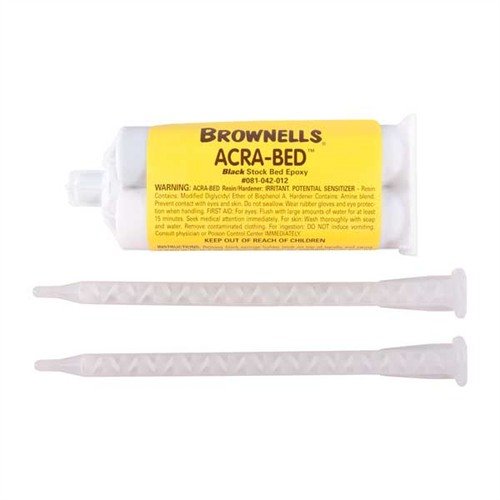 Brownells 1558M Acra-Bed Pre-Colored Black Epoxy Refill 50ml - Brownells