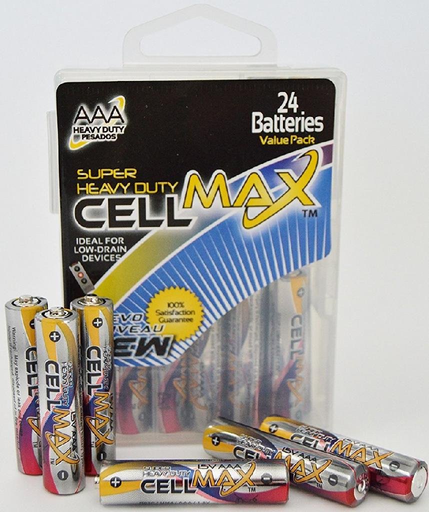 VALUE CMR03PPBH24 AAA Batteries 24-Pack Super Heavy Duty Hard Case