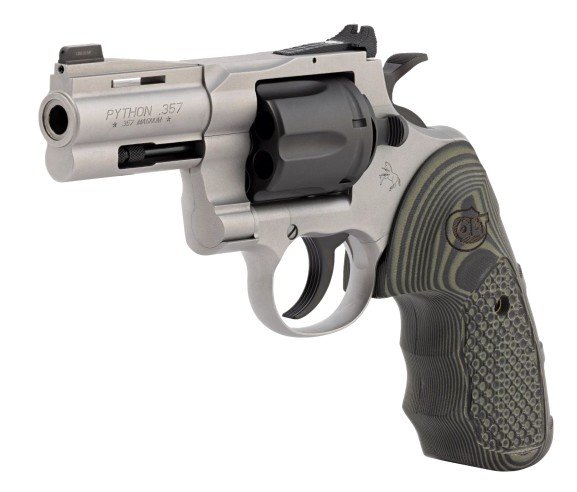 Colt Python 357 Magnum 3 Inch Matte Stainless Revolver - Colt - 357 Magnum | 38 Special