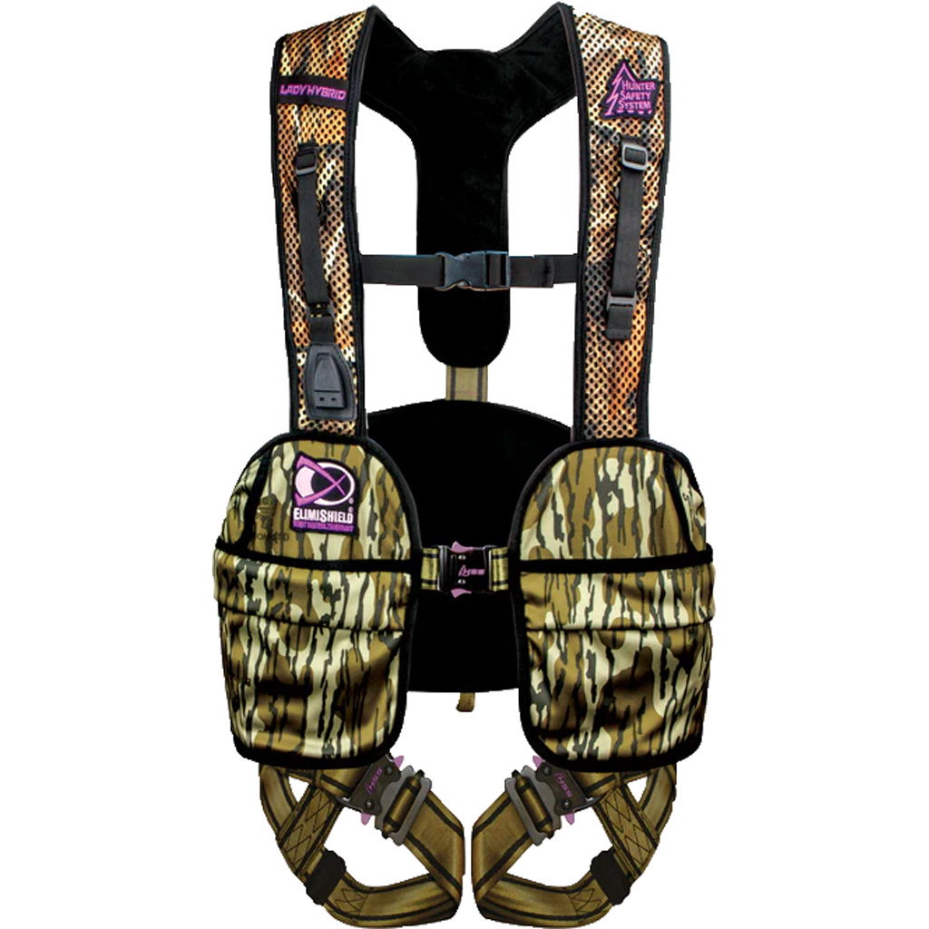 Hunter Safety System LADY-M Harness S/M Mossy Oak 100-175 lbs 6 Pockets