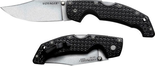 Cold Steel CS29AC Voyager Large 4" Folding Clip Point AUS-10A Blade - Cold Steel