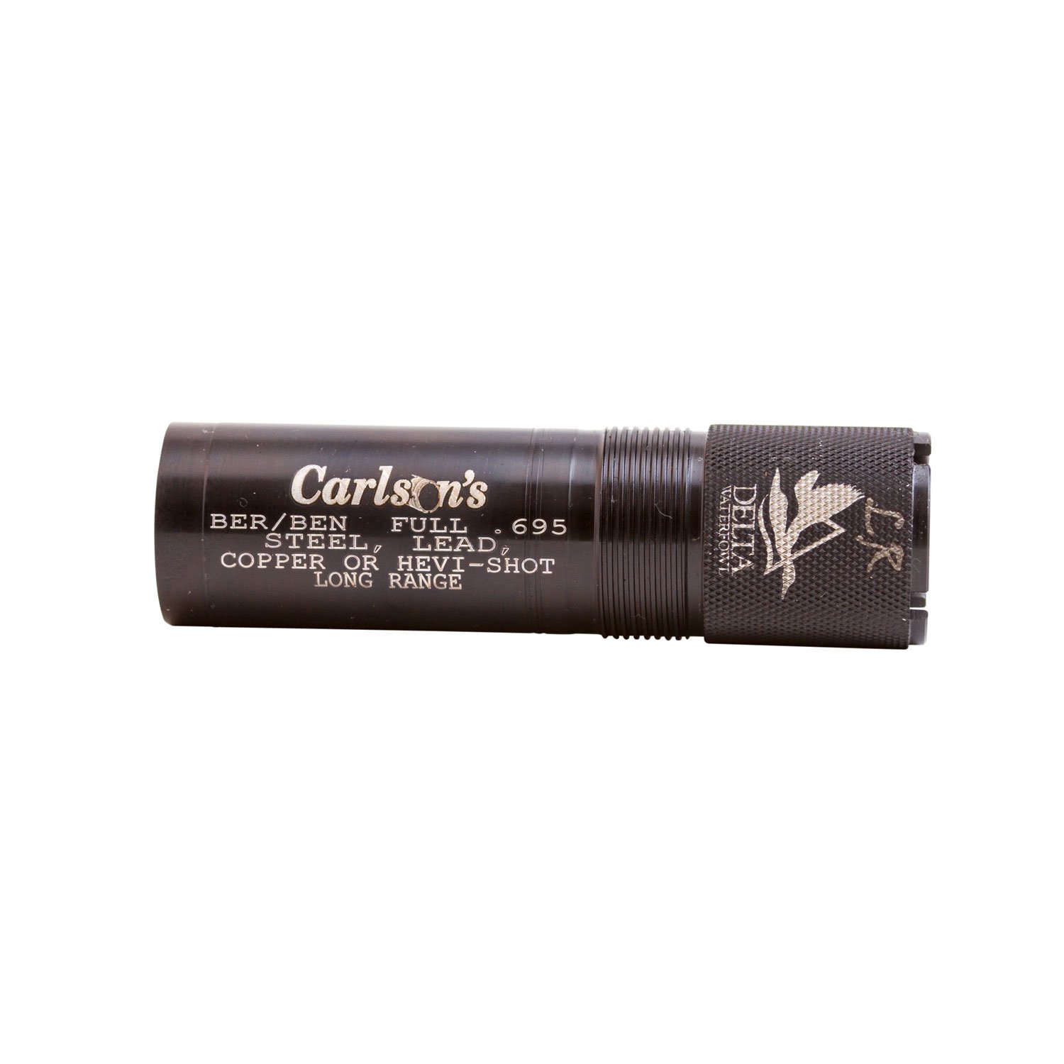 Carlson's 07117 Delta Waterfowl Extended Choke Tube, 12 Gauge, Long Range, Beretta Benelli Mobil, Blue Finish, Stainless Steel - Carlson - 12 GAUGE
