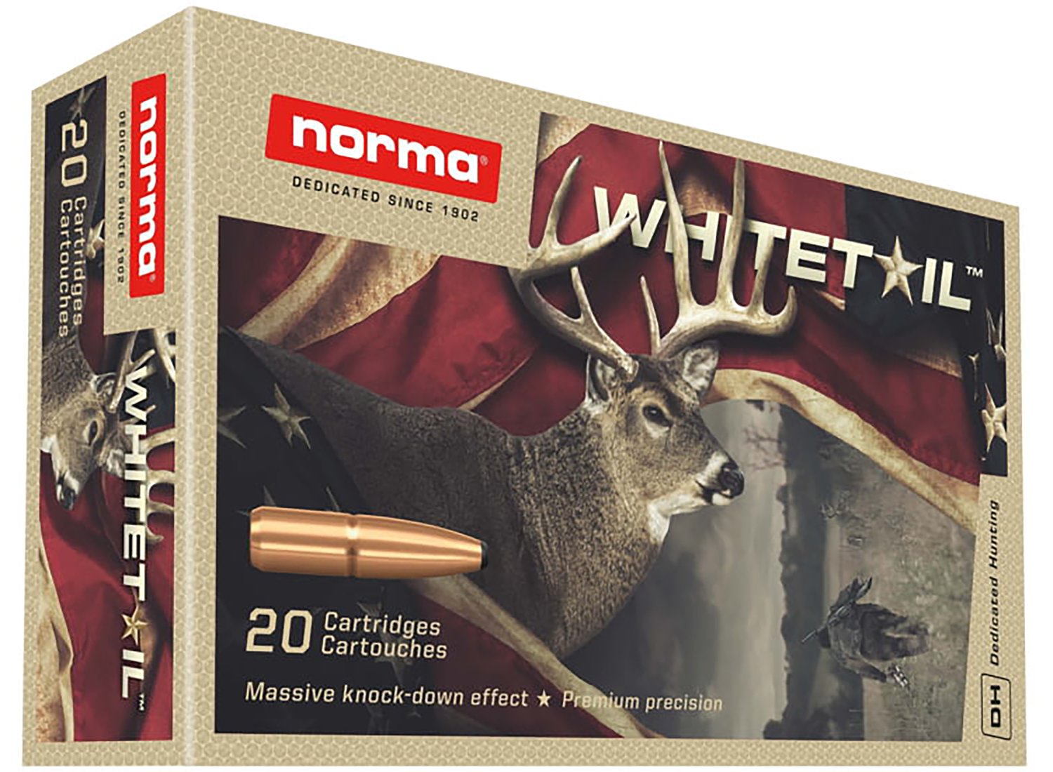 Norma Ammunition 20171502 Dedicated Hunting Whitetail 7mm-08Rem 150gr...