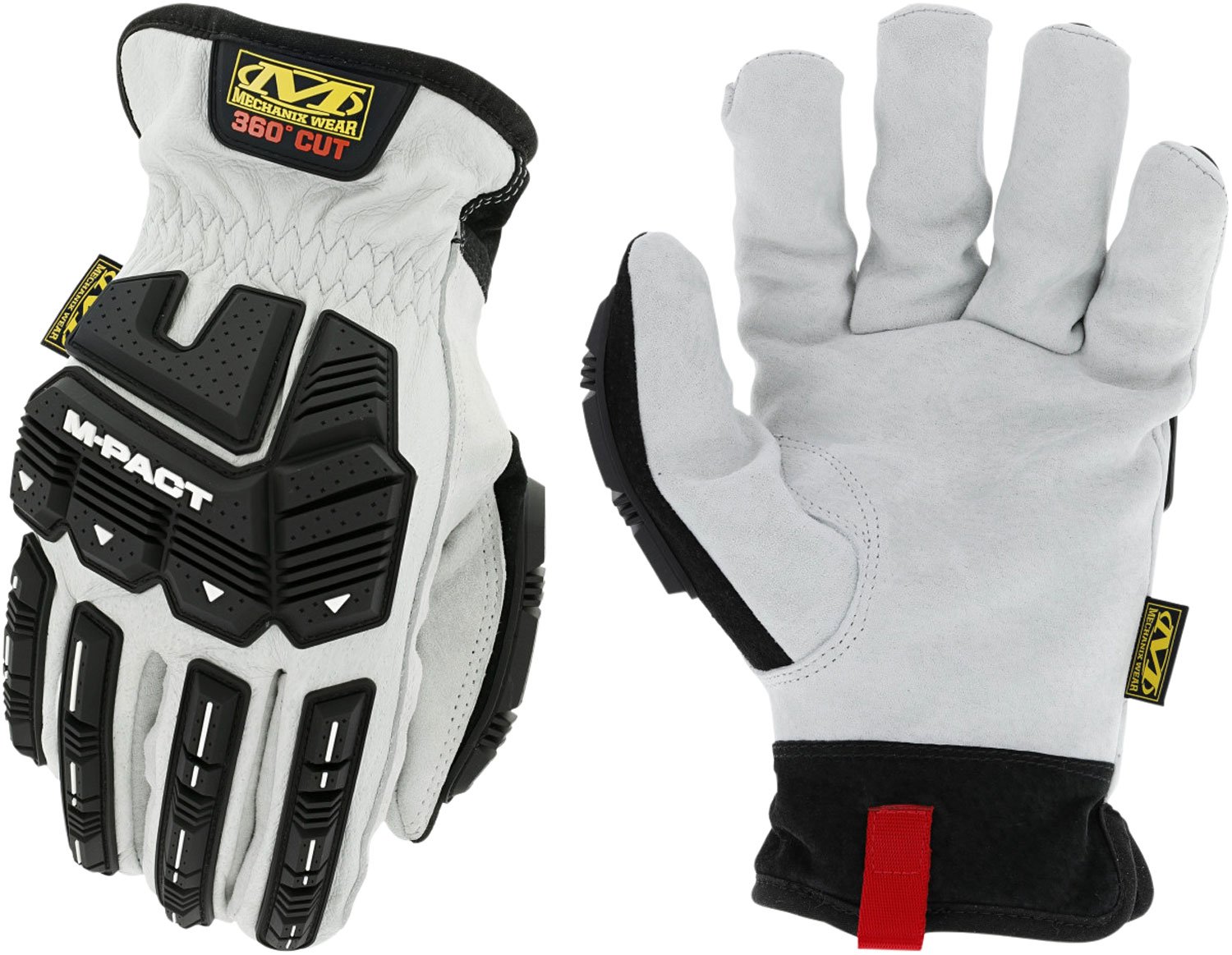 Buy Mechanix Wear LDMPHDX000 M-Pact HD Driver Gloves Small White DuraHide online
