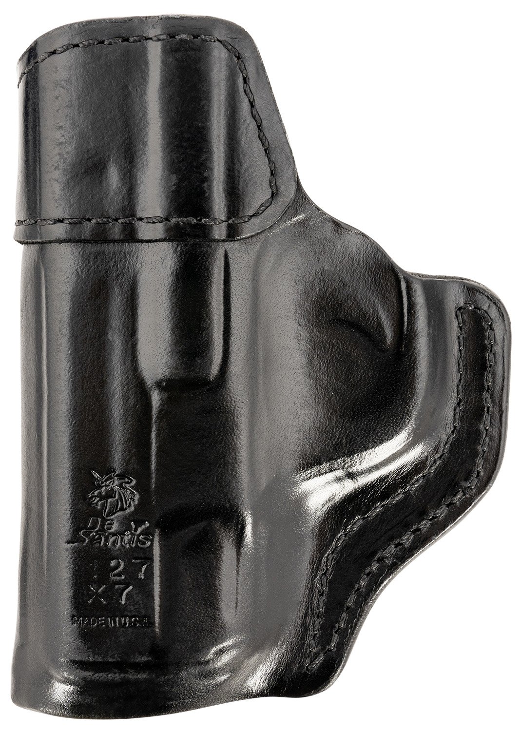 DeSantis 127BAX7Z0 Inside Heat IWB Holster Black Leather for S&W M&P Shield - DeSantis - BLACK