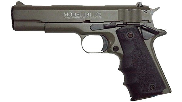 Chiappa Firearms 401121 1911-22 22 LR 10+1 5" OD Green Serrated Steel...