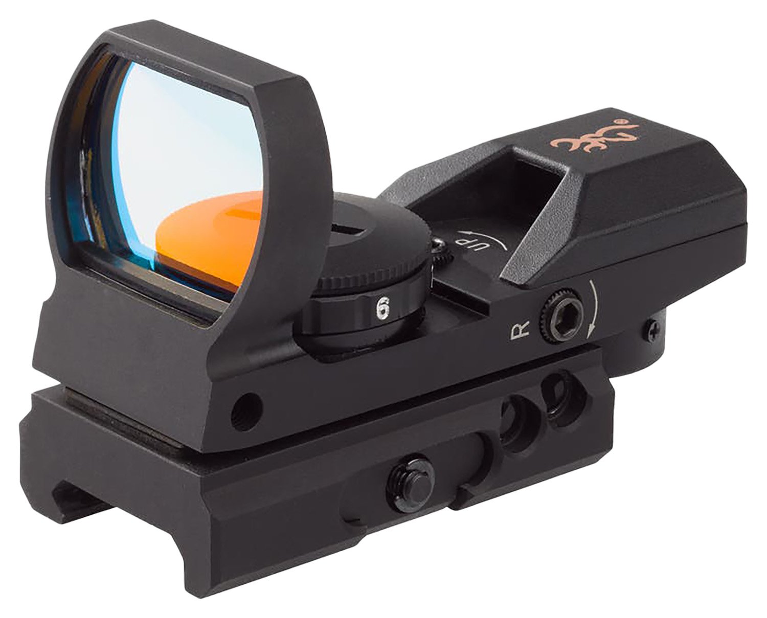 Browning Buck Mark Black Anodized 1x 3 MOA Red Multi Reticle Reflex Sight