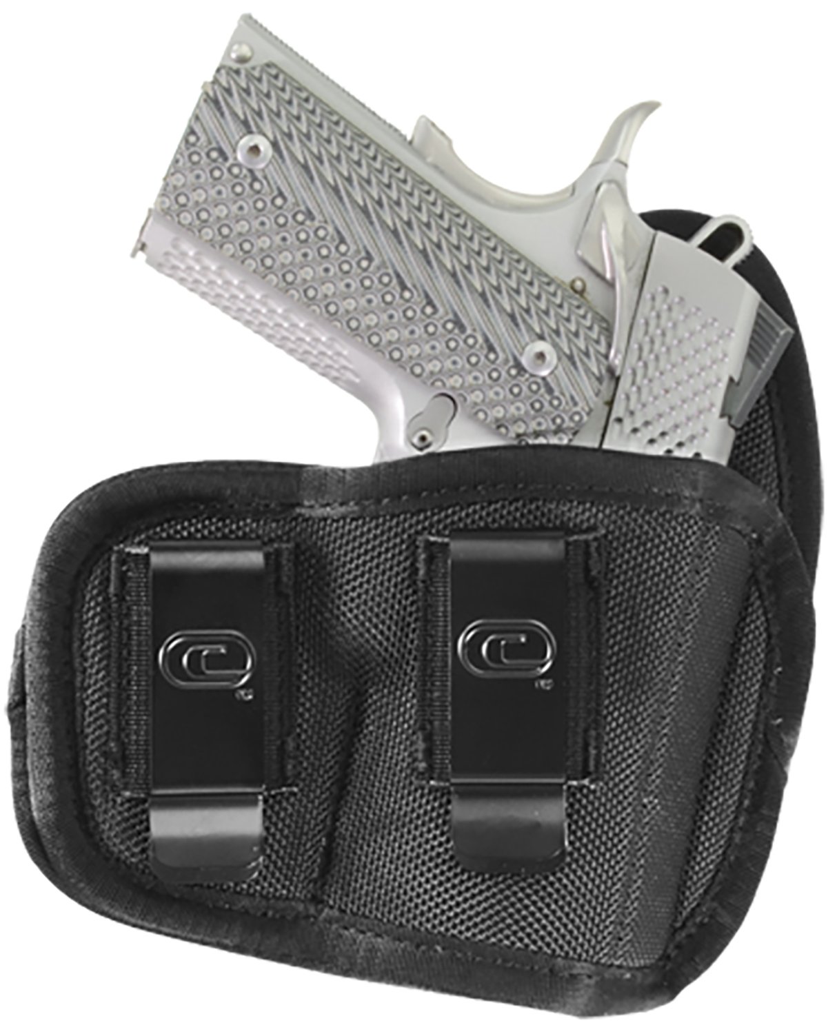 Crossfire CRFVIGRSA1M1R Vigor IWB Holster Black Nylon Dual Clip Right Hand
