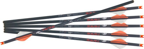 Ravin R18 Arrow .003 6pk 16" 350gr Carbon Brass Nock