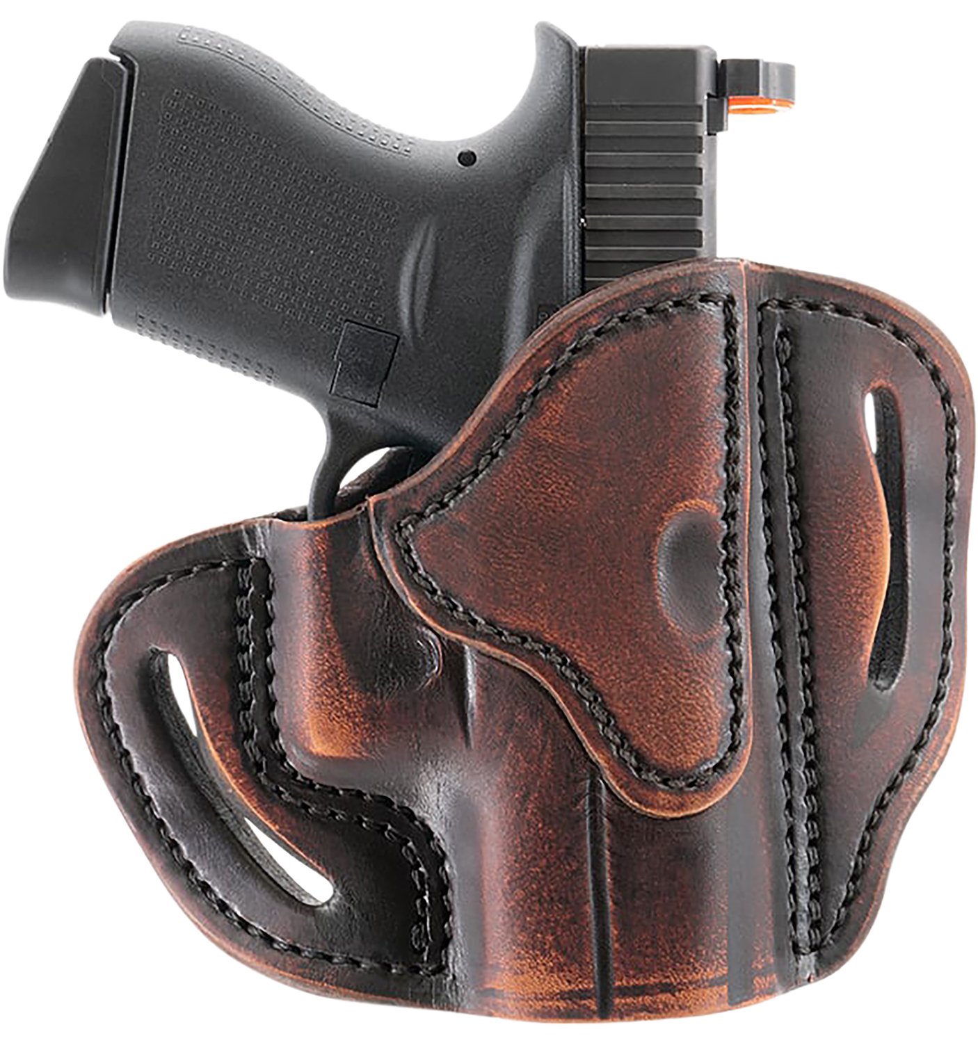 1791 Gunleather ORBHCVTGR Optic Ready Leather Holster for Glock 43 - 1791 Gunleather - VINTAGE