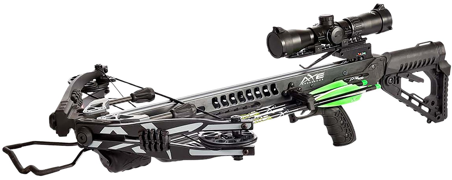 Axe Crossbows AX30001 Axe 400 Crossbow Kit 35" 7.2 lbs 200 lbs - Feradyne Outdoors - AXE 400
