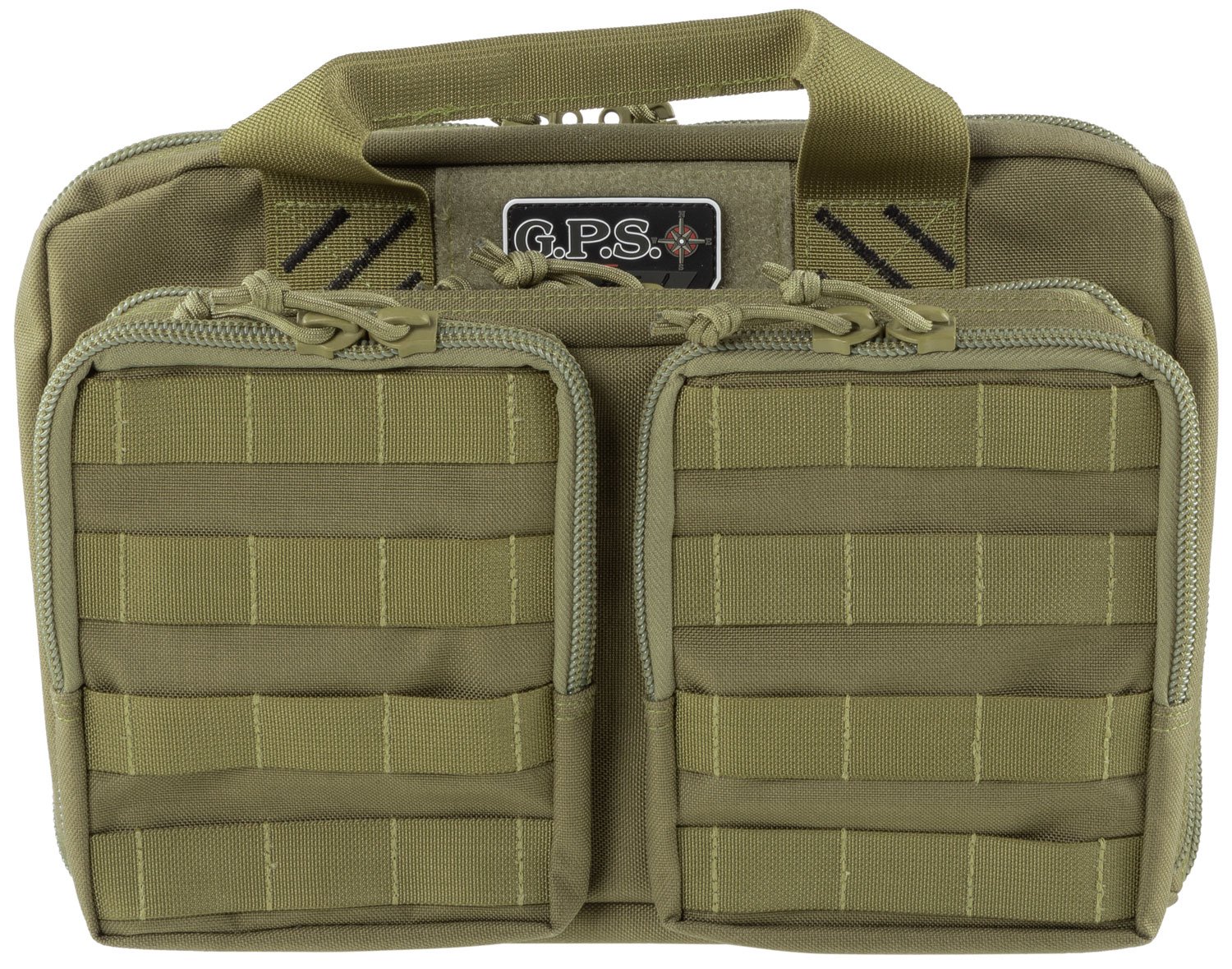 G Outdoors GPS-T1312PCT Tactical Quad +2 Pistol Range Bag Tan - GSM Outdoors - TAN