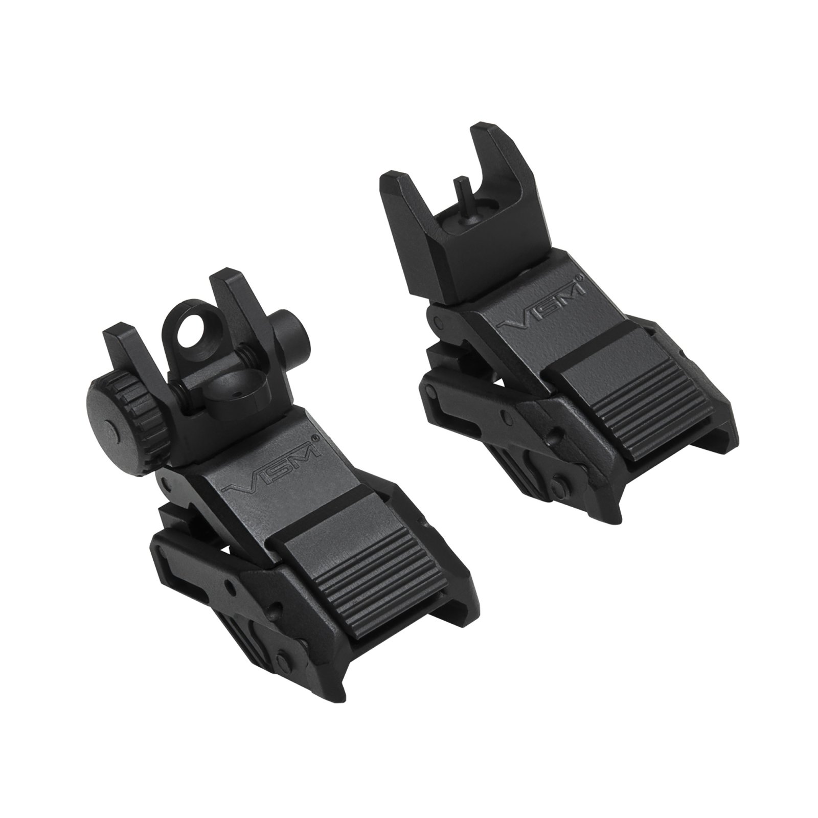 NcStar VMARFLC Pro Series Flip Up Front and Rear Sights Black for...